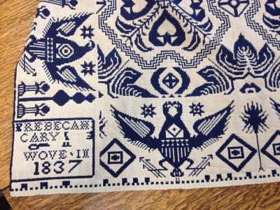 Unique Antique Coverlet - 1837